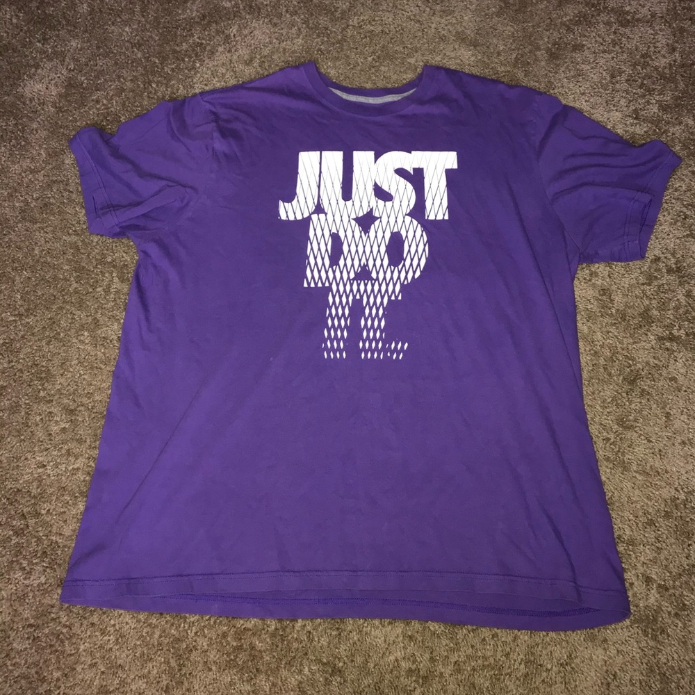 Nike “Just Do It” Purple T-shirt